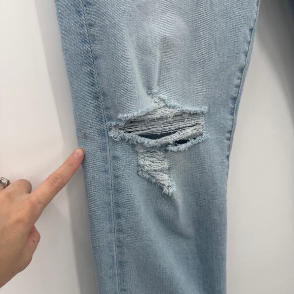 Levi's Women's Size 28 Wedgie Straight Light Wash Denim Jeans Cotton Stretch - Picture 5 of 13